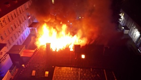 Pożar w Szpitalu Miejskim Pożar w Szpitalu Miejskim