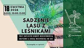 Sadzenie drzew z leśnikami