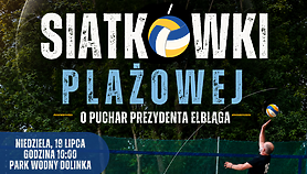 Siatkówka plażowa w Parku Wodnym Dolinka Siatkówka plażowa w Parku Wodnym Dolinka