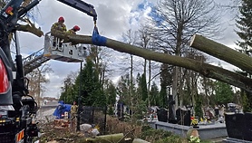 Silny wiatr dał się we znaki Silny wiatr dał się we znaki