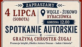 Spotkanie z autorką książki o jeziorze Druzno Spotkanie z autorką książki o jeziorze Druzno