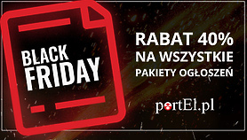 Tanie ogłaszanie! Black Friday na portEl.pl Tanie ogłaszanie! Black Friday na portEl.pl