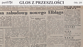 „Ustalenie roli Elbląga w planie krajowym i regionalnym” „Ustalenie roli Elbląga w planie krajowym i regionalnym”