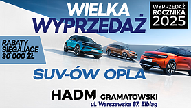 Wielka Wyprzedaż SUV-ów Opla w HADM Gramatowski