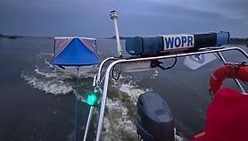 WOPR pomógł załodze, która utknęła na Druznie WOPR pomógł załodze, która utknęła na Druznie