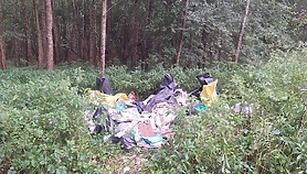Wywiózł śmieci do lasu, namierzyły go służby Wywiózł śmieci do lasu, namierzyły go służby