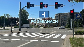 Zmiana organizacji ruchu na skrzyżowaniu ul. Traugutta i ul. Grota-Roweckiego