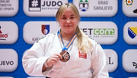 Ola Kocięba na podium w Sarajewie
