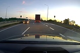 Jechał pod prąd S7