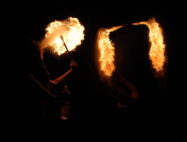 Fire show, czyli utalentowani elblążanie (Październik 2010)