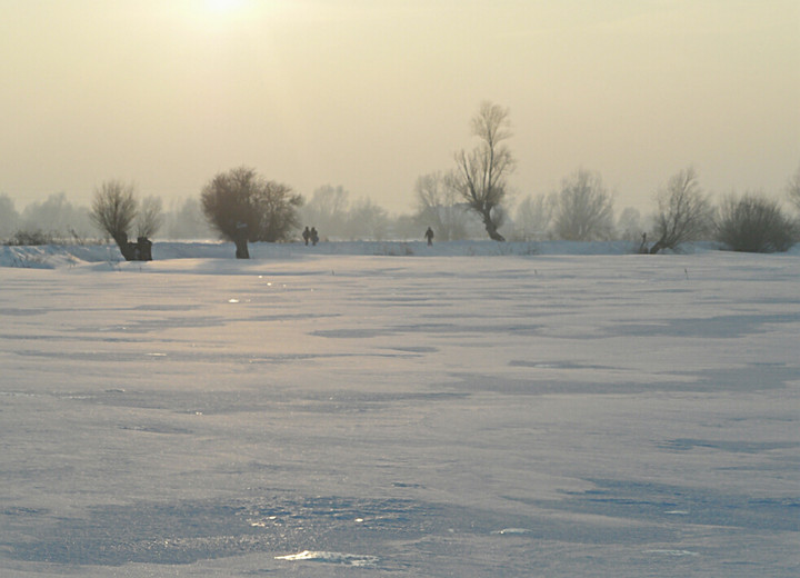 Droga ze szkoły.Nowakowo. (Styczeń 2011)