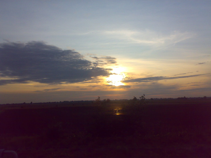 Widok z S7 na południe Polski (Październik 2011)