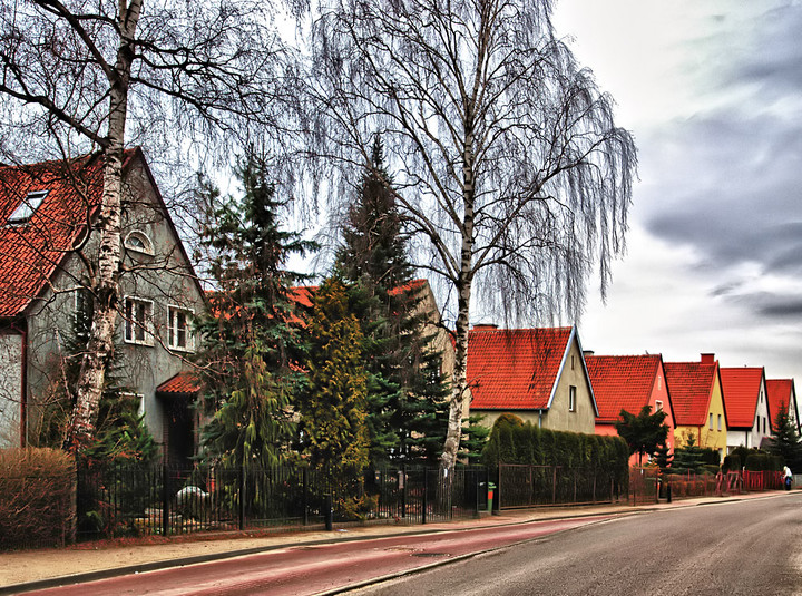 Domki przy ul. Beniowskiego (Kwiecień 2012)