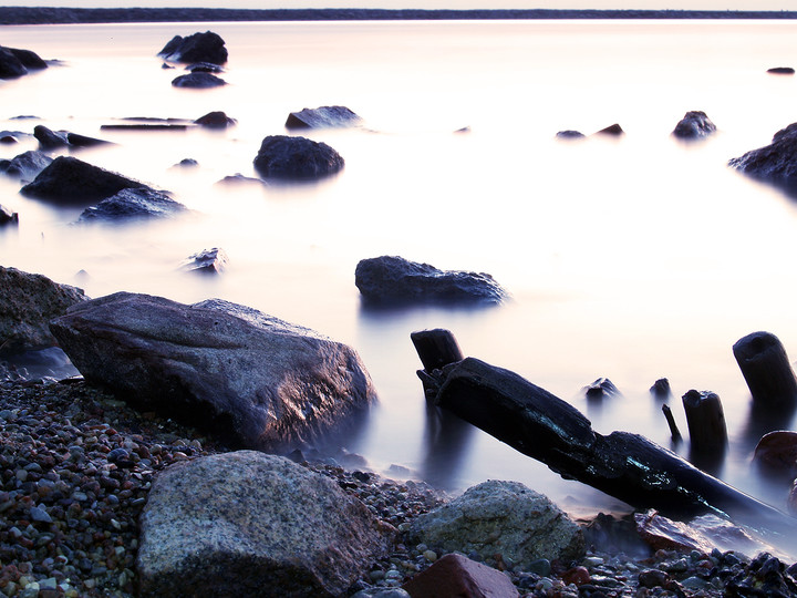 Tolkmicko. Plaża wieczorową porą (Maj 2012)