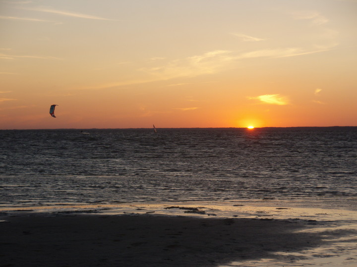 Kadyny -plaża ,zachód słońca