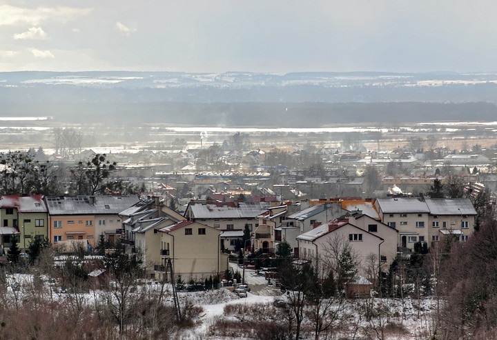 Zimowy pejzaż z Elbląga. (Styczeń 2013)