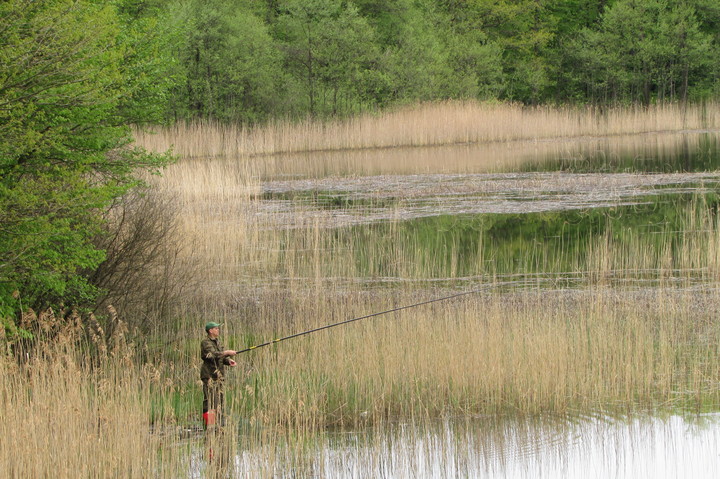 Jezioro Stare na Szlaku Kopernikowskim - na ryby ...czas! (Maj 2013)