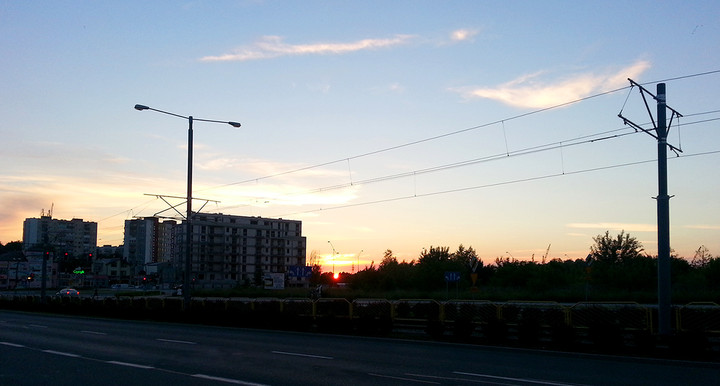 Zawada – zachód słońca (Czerwiec 2013)