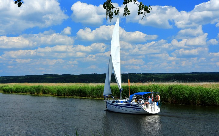 Rzeka Elbląg. (Lipiec 2013)