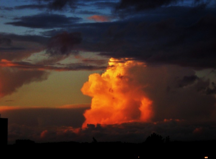 elblaskie niebo po zchodzie slonca (Sierpień 2013)