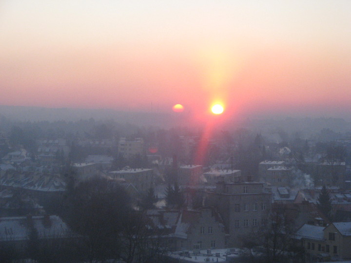 Dwa wschody słońca nad Górą Chrobrego.