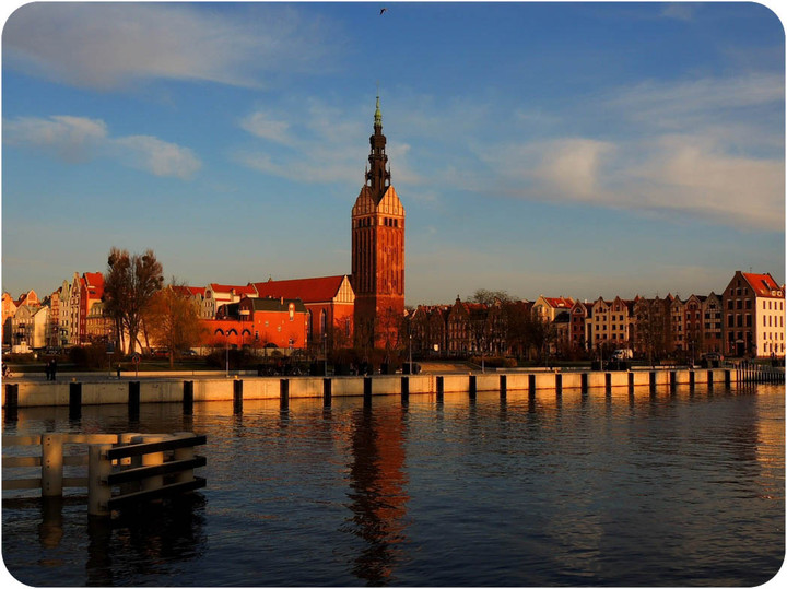 pocztówka z Elbląga