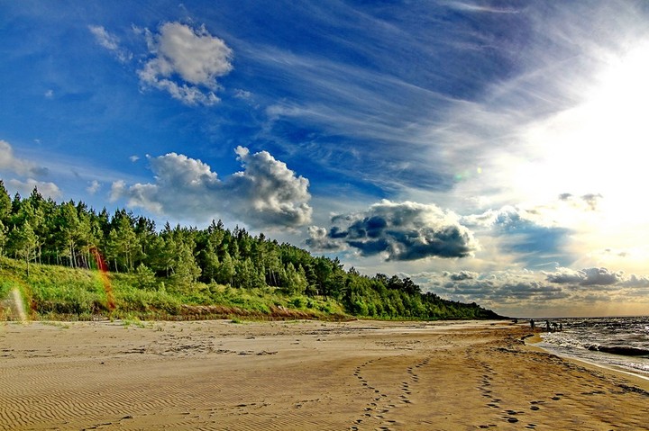 Plaża w Sztutowie.