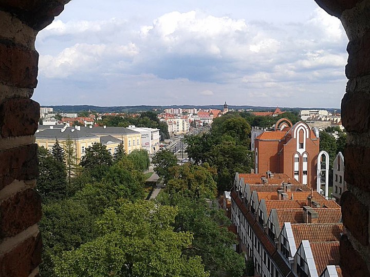 Widok na Elbląg (Wrzesień 2014)