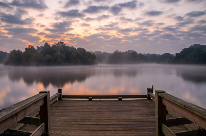 Poranek nad stawem (Wrzesień 2014)