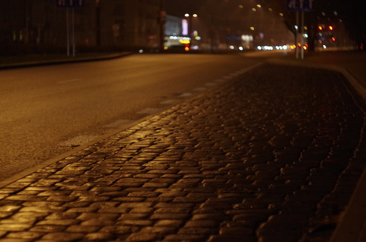 Ulica nocą (Grudzień 2014)