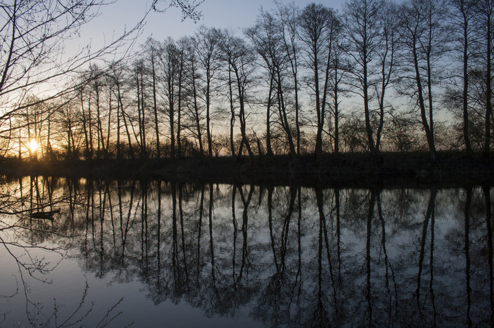 Wschód nad kanałem.. Solnica k. Elbląga