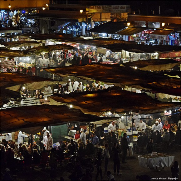 Jemaa el-Fna --- serce Afryki (Lipiec 2015)