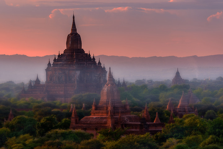 Htilominlo temple - Bagan (Lipiec 2015)