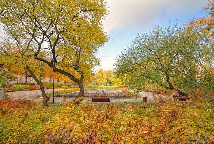 Park im. Kajki w jesiennej szacie (Październik 2015)