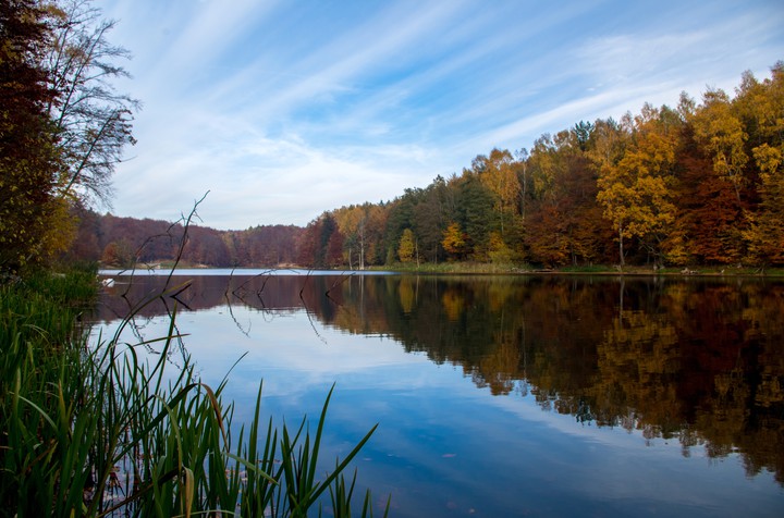 Jesień nad jeziorem