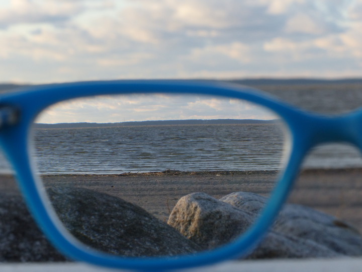Patrząc na życie przez niebieskie okulary :)