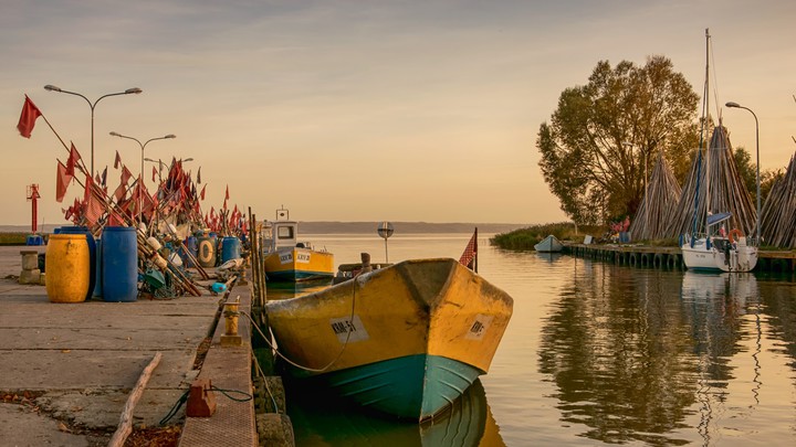 Port rybacki o zmierzchu (Listopad 2017)