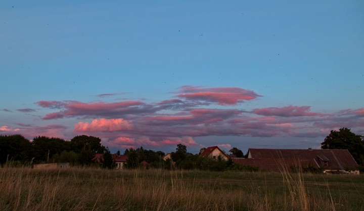 Krajobraz po zachodzie (Sierpień 2018)