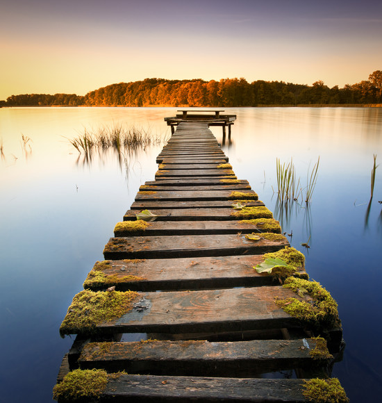 Wieczór nad jeziorem (Październik 2018)