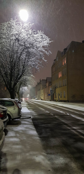 śnieg w zimie