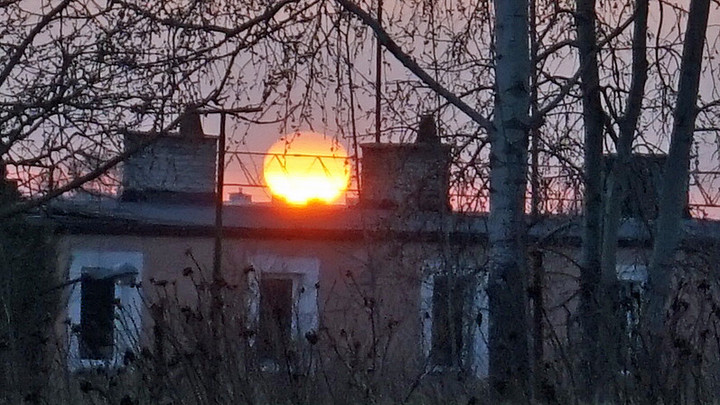 Zachód słońca. (Marzec 2019)