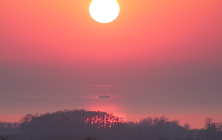 Piotruś o zachodzie słońca (Kwiecień 2019)