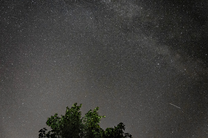 Gwieździście nad drzewem (Październik 2019)