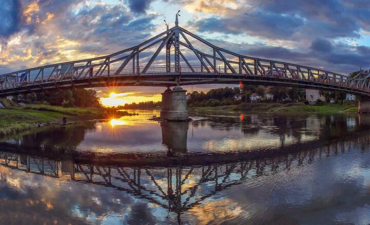 Most nad Odrą.