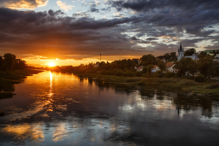 Rzeka Odra. (Lipiec 2021)