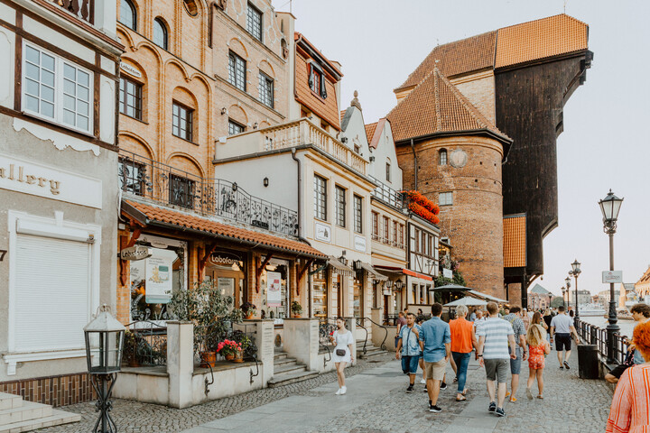 Spacer nad Motławą.