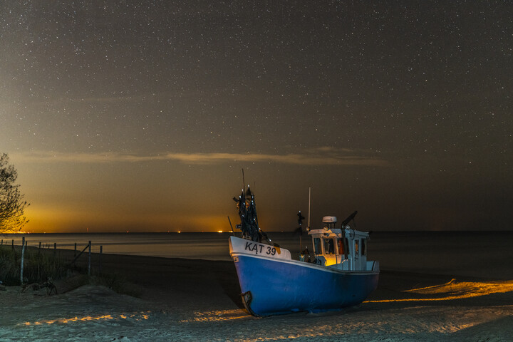 Nocą na plaży (Listopad 2021)