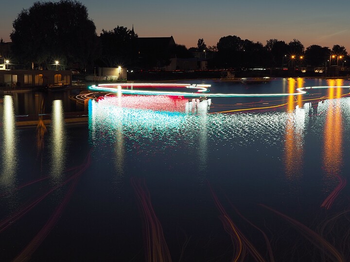 Rzeka malowana światłem (Lipiec 2022)