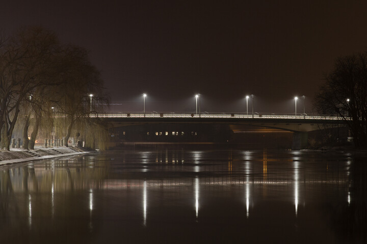 Elbląg nocą