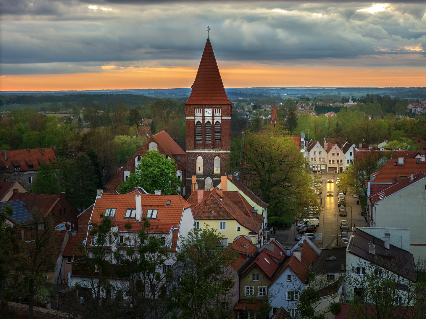 Pochmurny poranek nad Pasłękiem